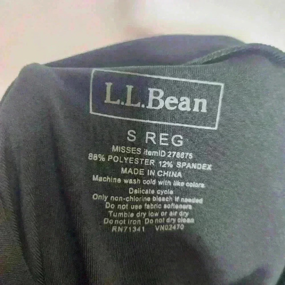 L. L. Bean women's black athletic dress size small - Picture 6 of 6